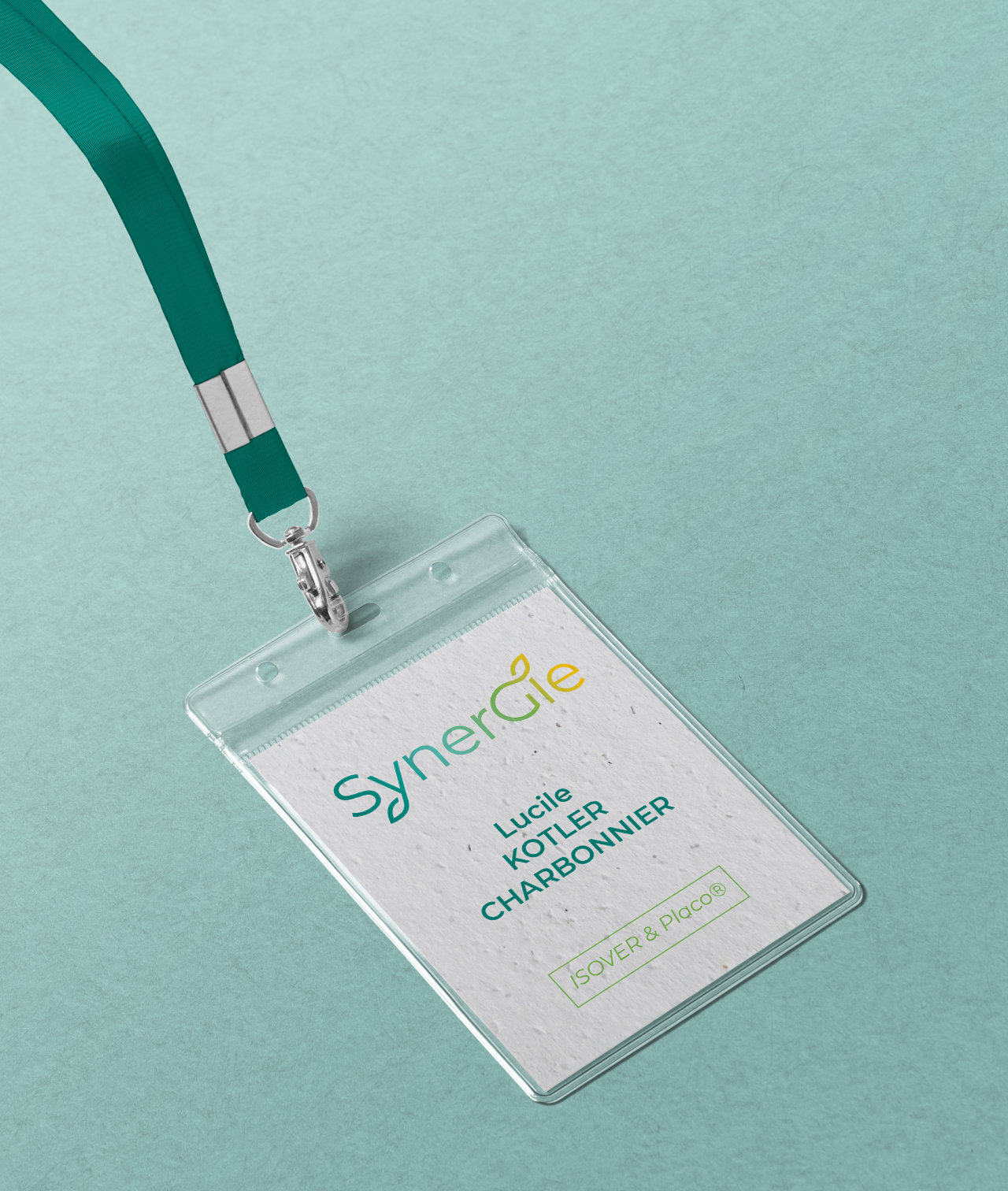 badge - papier ensemencé - seed paper- synergie saint gobain isover et placo - seminar - ideathon