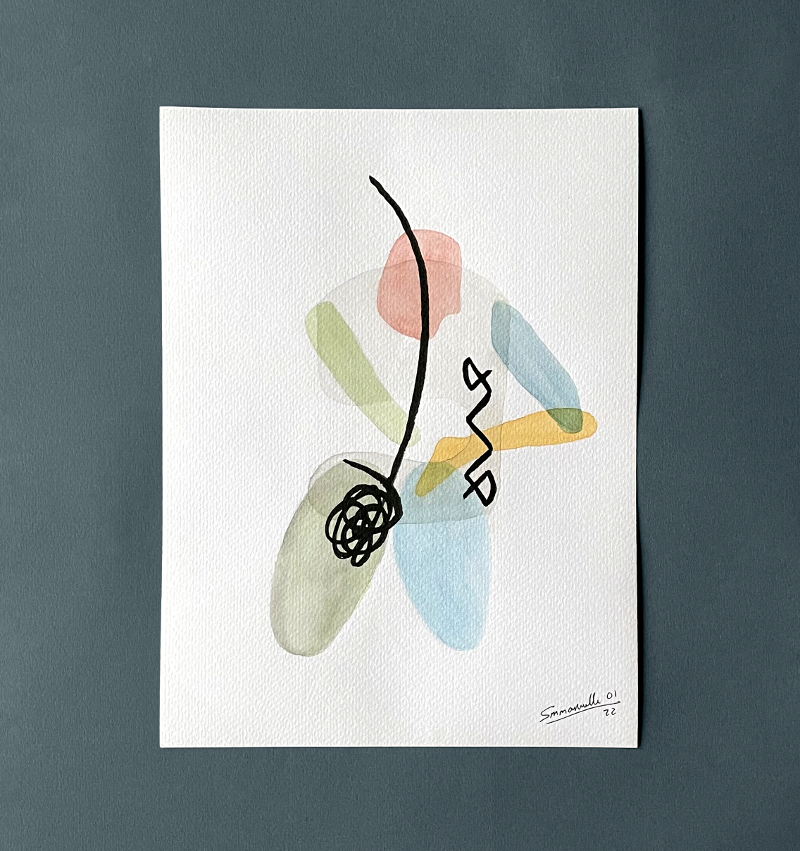 cartographie douleur - aquarelles